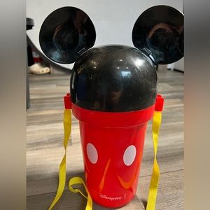 Disneyland Paris Mickey Mouse Popcorn‎ Bucket- Adjustable Ears
